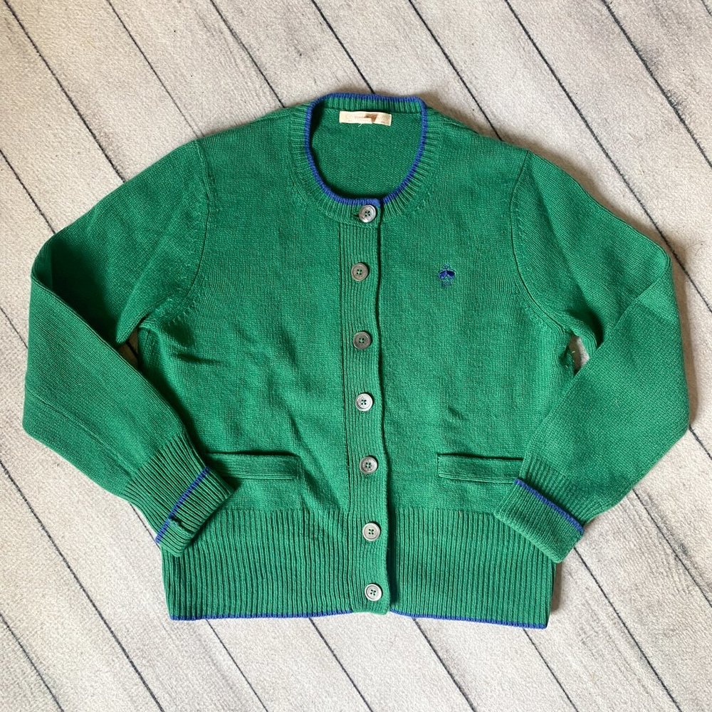 Vintage Women's Brooks Brothers Cardigan Sweater, Sz XL, Emerald Green, EUC!!!